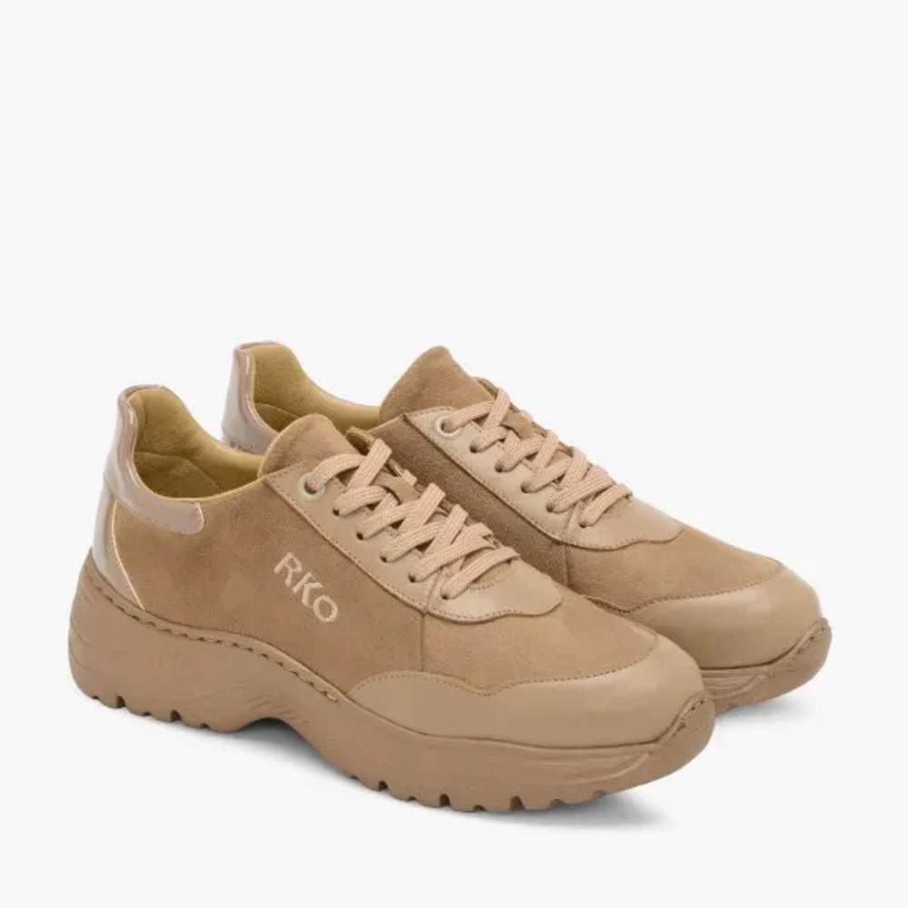 Nora Beige Sports Shoes Rylko brand made in Poland different sizes available